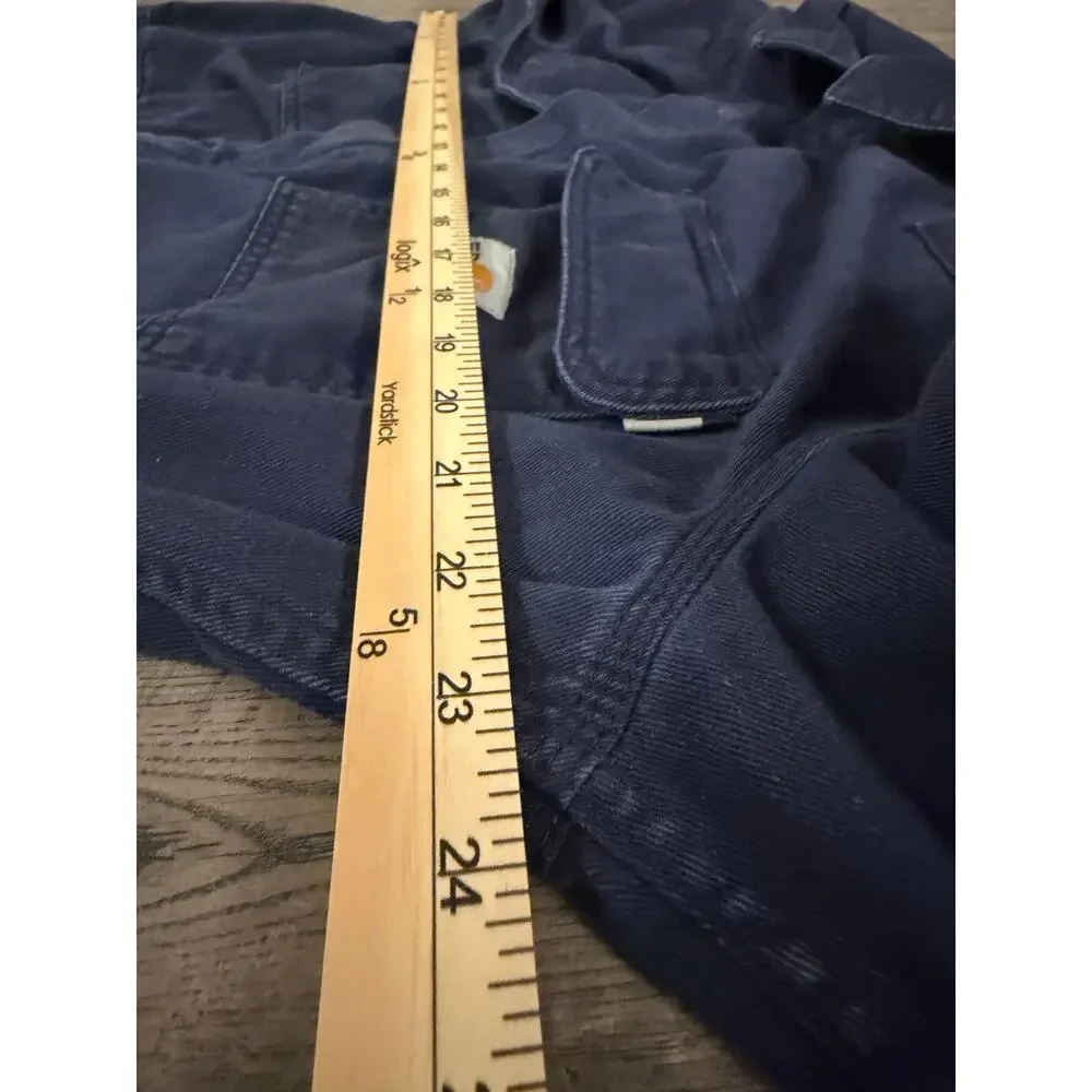 Carhartt FR Coveralls Men 48 Regular Navy Blue Flame Resistant Jumpsuit XL